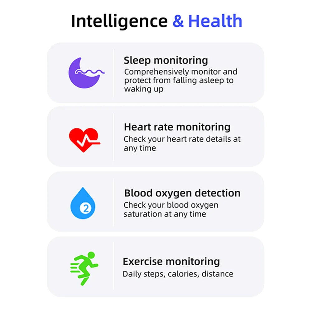 R11M Smart Fitness Ring - Waterproof, Magnetic Charging, Heart Rate & Blood Oxygen Monitor with Bluetooth 5.0