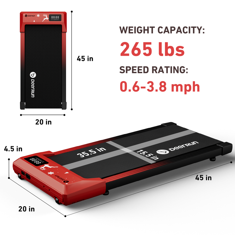 Revolutionize Your Home Office Experience with the Deerrun Q1 Urban Mini Under-Desk Treadmill Featuring Remote Control