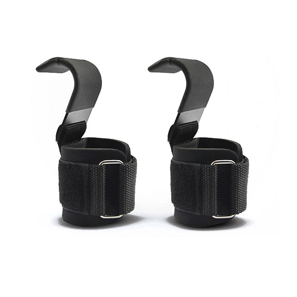 Elevate Your Workouts with These Adjustable Weight Lifting Hooks - Perfect for Training, Pull-Ups, and Power Lifting!
