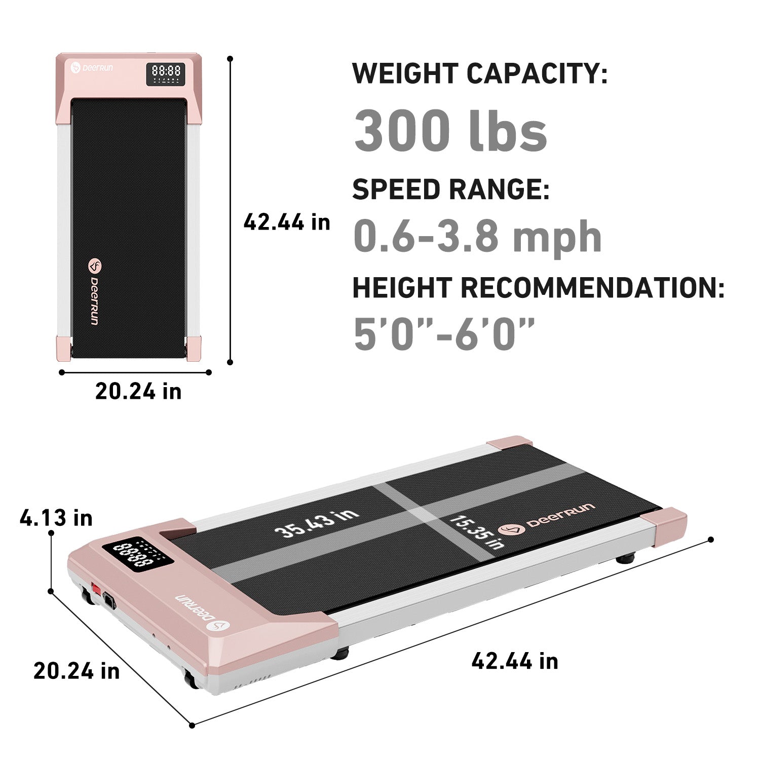 Revolutionize Your Home Office Experience with the Deerrun Q1 Urban Mini Under-Desk Treadmill Featuring Remote Control