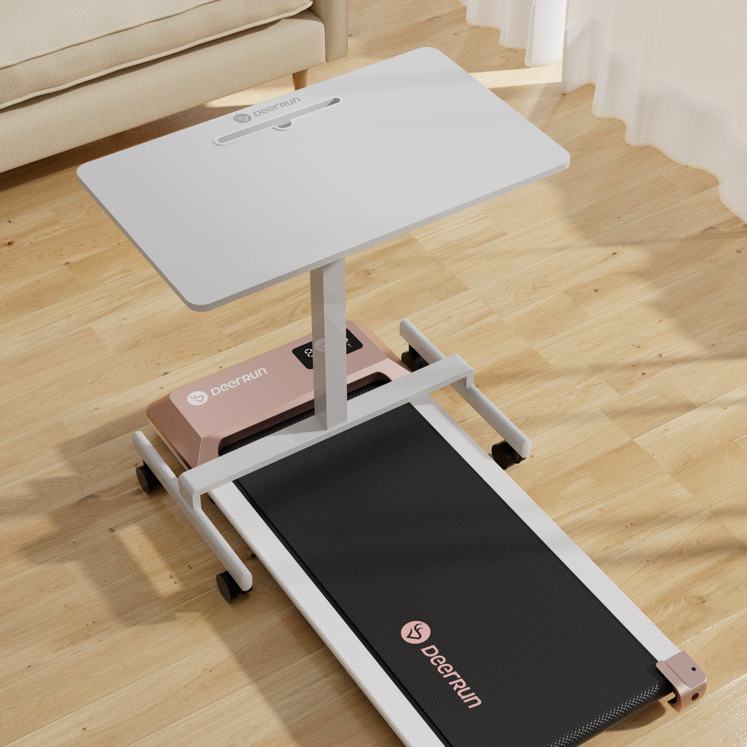Revolutionize Your Home Office Experience with the Deerrun Q1 Urban Mini Under-Desk Treadmill Featuring Remote Control