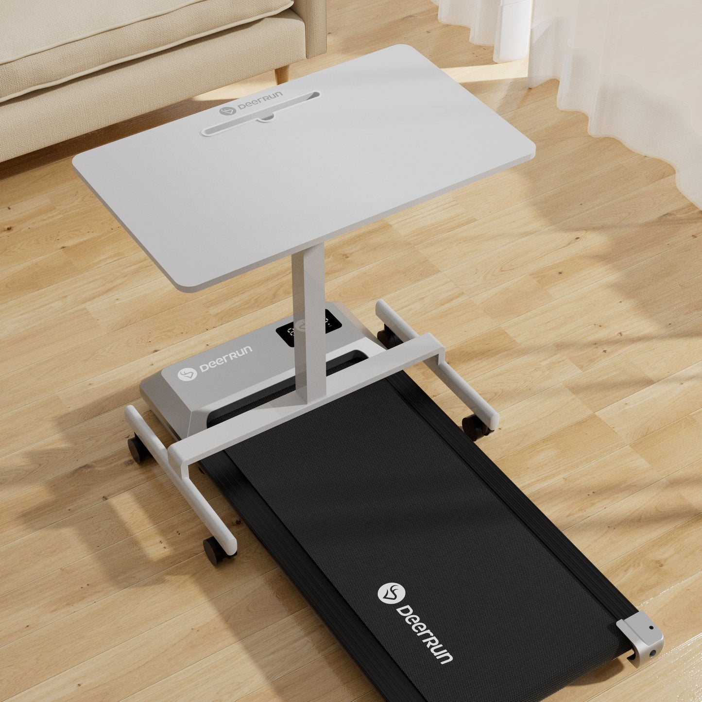 Revolutionize Your Home Office Experience with the Deerrun Q1 Urban Mini Under-Desk Treadmill Featuring Remote Control