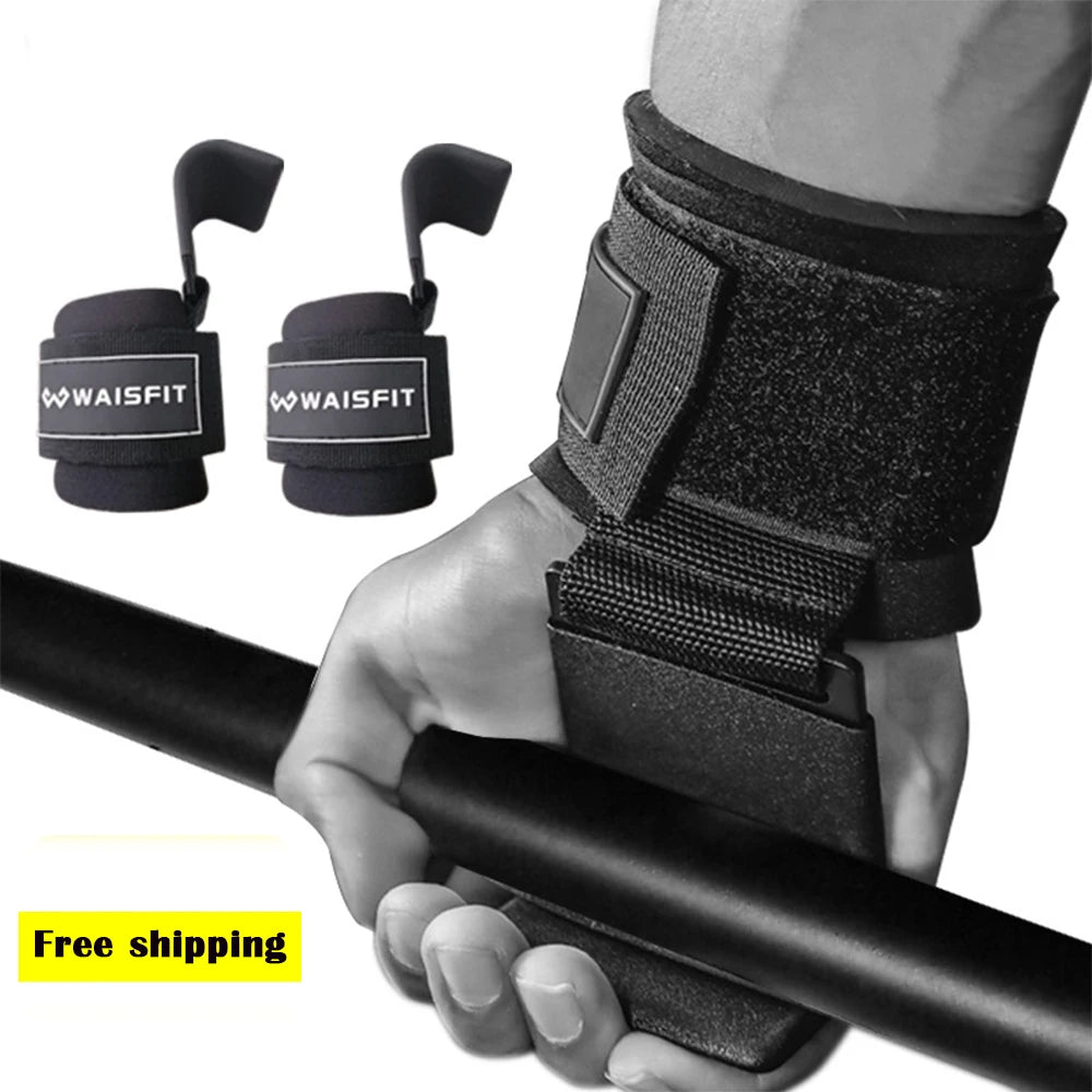 Elevate Your Workouts with These Adjustable Weight Lifting Hooks - Perfect for Training, Pull-Ups, and Power Lifting!